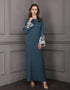 ABAYA KAVENNA (TEAL BLUE)